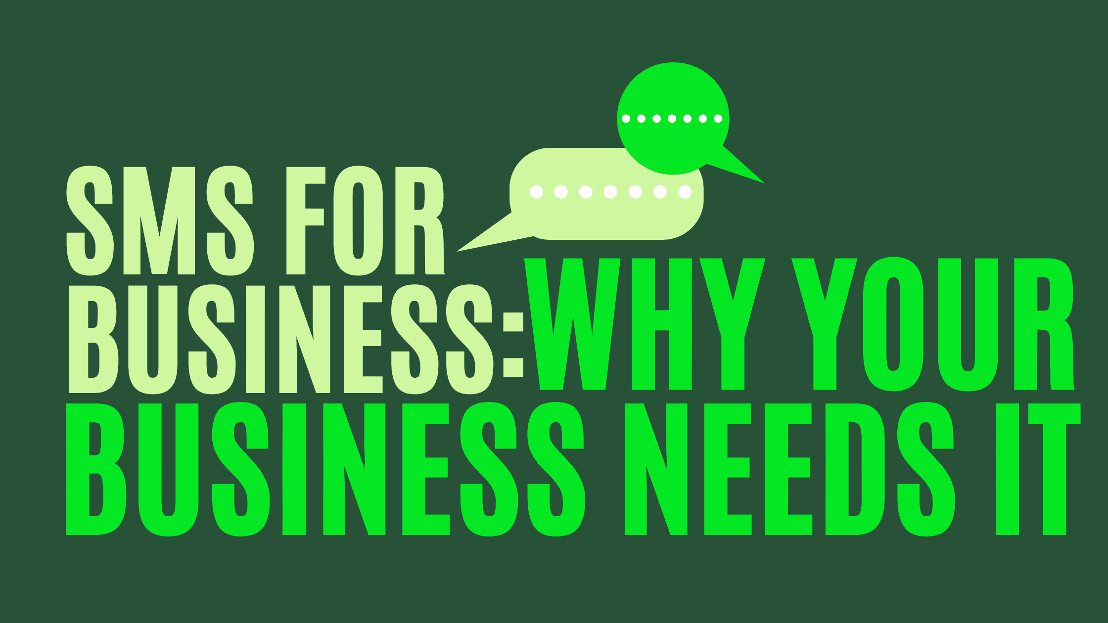 SMS FOR BUSINESS_